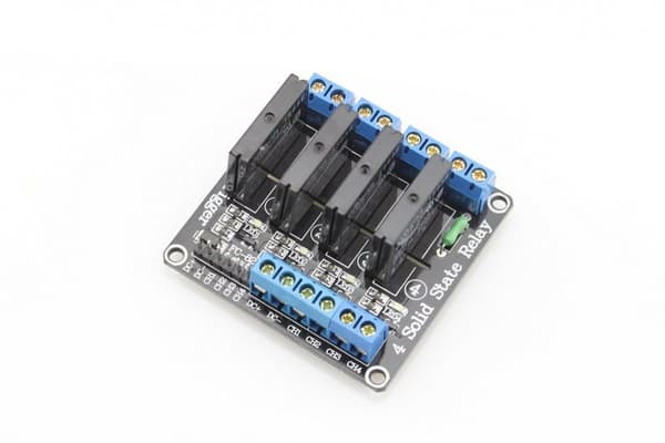 Modul med 4 SSR-solid state-reläer