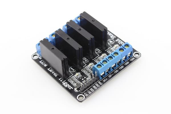 Modul med 4 SSR-solid state-reläer