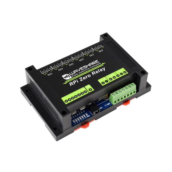 Industriell 6-kanalig RS485/CAN-relämodul för Raspberry Pi Zero