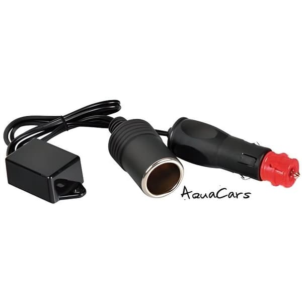 Konverter - Universell - 12V/24V - Svart - Tändsticksutförande - 1A