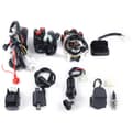 Miniatyrbillede 2 af 2: CDI Tændingsledningssæt, Komplet 12V Kit, Vandtæt Kontaktfunktioner,sort