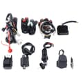 Miniatyrbillede 1 af 2: CDI Tændingsledningssæt, Komplet 12V Kit, Vandtæt Kontaktfunktioner,sort