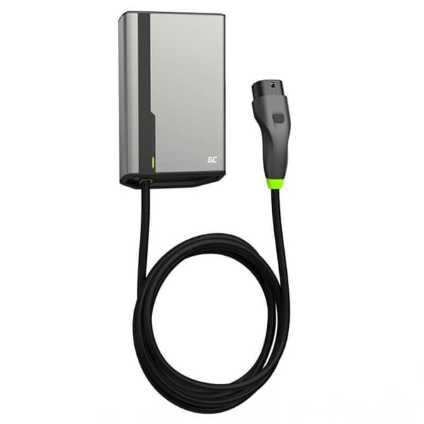 Seinälaatikko Green Cell HabuDen 22kW 32A - 7,5 m kaapeli NFC:llä