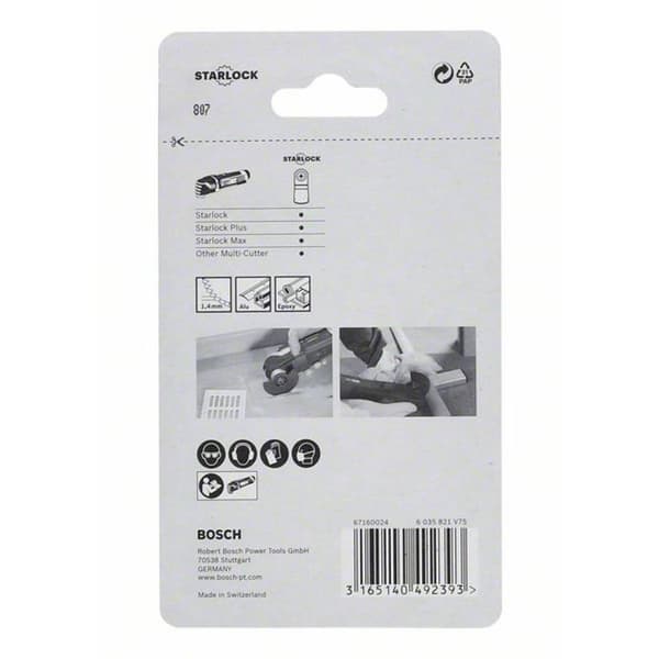Bosch Accessories 2608661636 ACZ 85 EB Bimetall Segmentsågklinga 85 mm 1 st