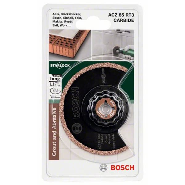 Bosch Accessories 2609256952 ACZ 85 RT HM Segmentsågklinga 85 mm 1 st