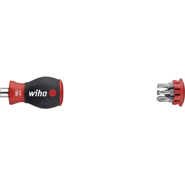 Wiha 10382 Magasin-bitshållare Stubby, magnetisk, 1/4