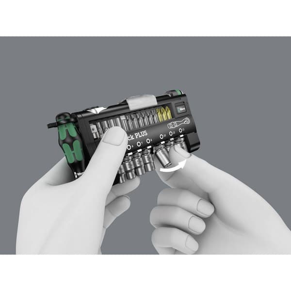 Wera Tool-Check Plus 05056490001 Bit-Set 39 delar Spår, Stjärnspår Phillips, Stjärnspår Pozidriv, Inner-sexkantig, Inne