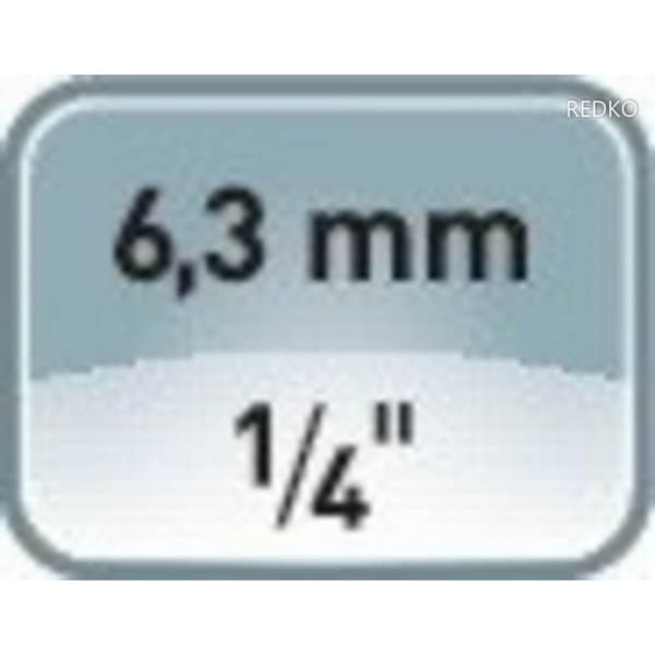 Wiha 39134 CentroFix SuperSlim snabbyteshållare, magnetisk, form E 6,3 66 mm