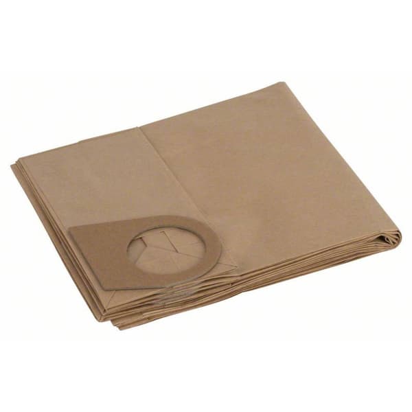 Bosch Accessories 1609201628 Filterpåse av papper, passar till GAS 1000 RF, PAS 900, PAS 1000, PAS 1000 F.