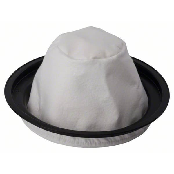 Bosch Accessories 2607432013 Textilfilter med plastring, passar till PAS 11-21, PAS 12-27, PAS 12-27 F.