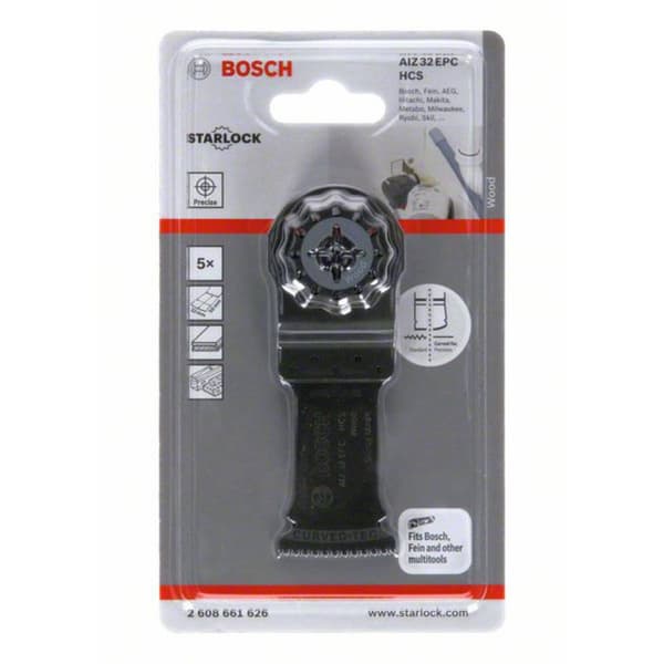 Bosch Accessories 2608661626 AIZ 32 EC Instickssågblad 32 mm 5 st