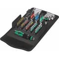 Miniatyrbild 1 av 3: Wera Kraftform Kompakt 100 05057460001 Bit-Set 52 delar Spår, Stjärnspår Pozidriv, Stjärnspår Phillips, Inner-TORX, Inn