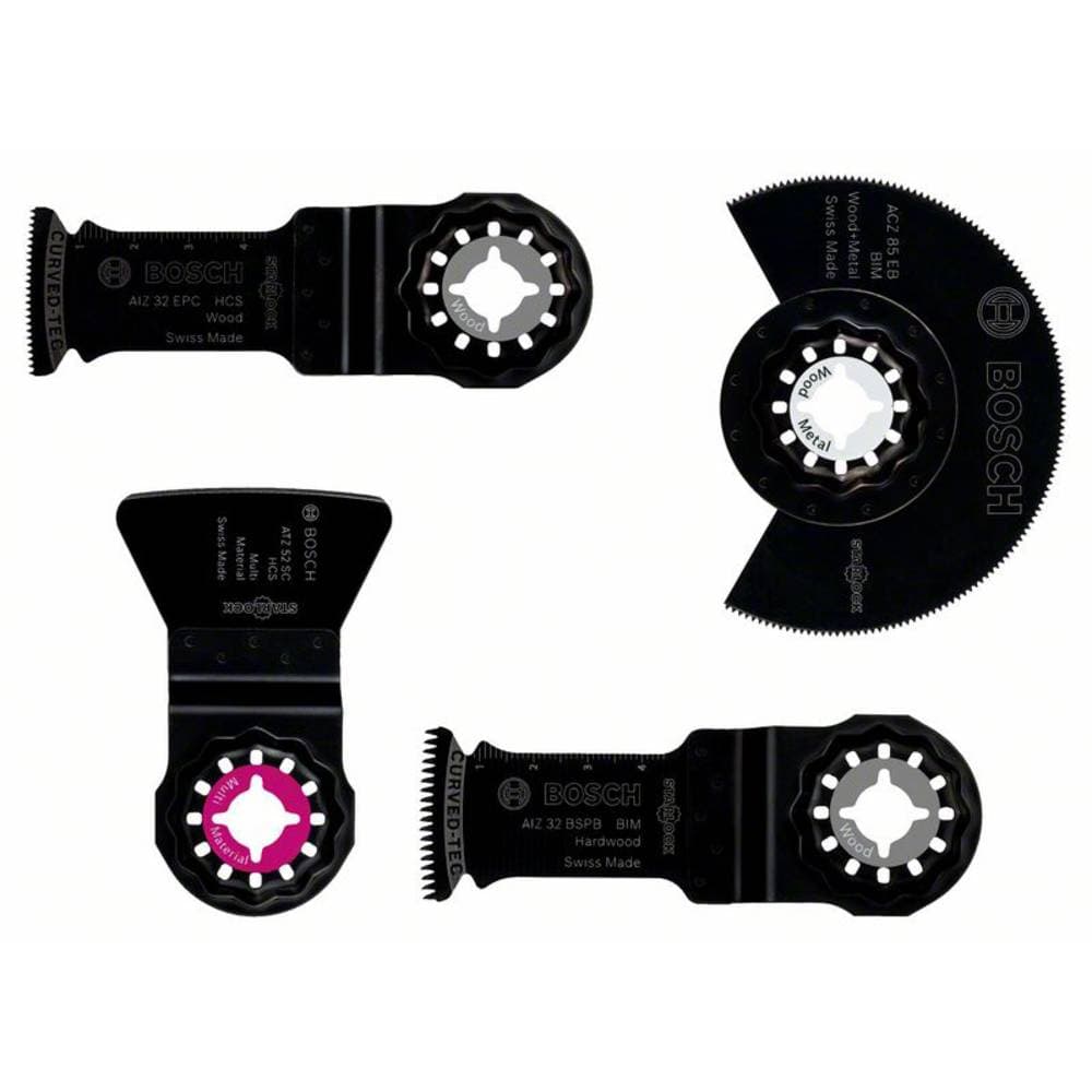 Multiverktyg Value Pack 4 delar Bosch Accessories 2608661696 1 set