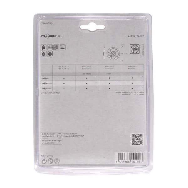 Fein 63806195210 Slipsats Value Pack 115 mm 1 st