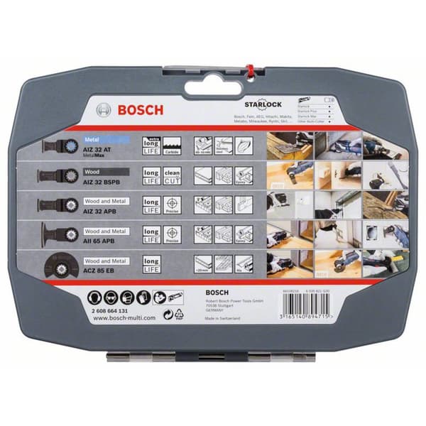 Bosch Accessories 2608664131 Best of Cutting Insticksågbladsats Value Pack 5 delar 1 set