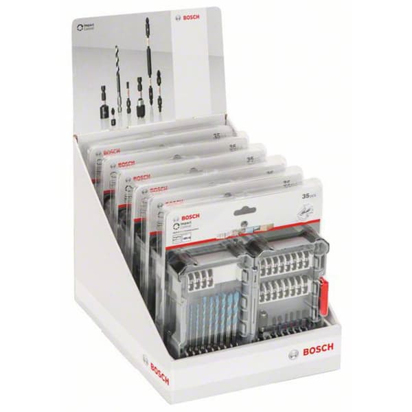 Bosch Accessories 2608577147 Bit-Set 35 delar Spår, Stjärnspår Pozidriv, Stjärnspår Phillips, Inner-sextandhålsgrepp (T