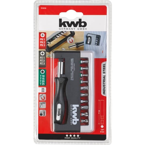kwb 151010 Bit-Set 12 delar