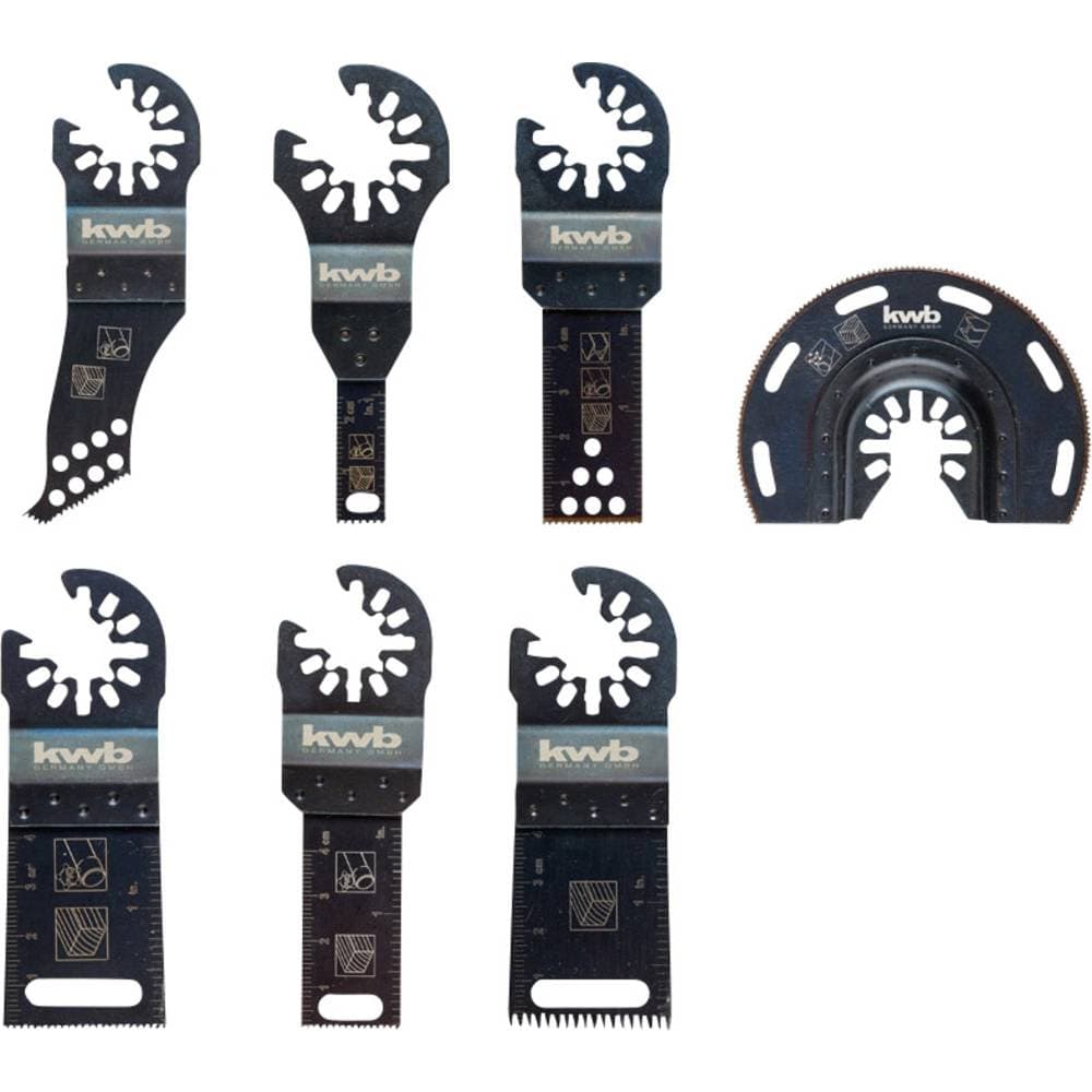 Insticksågbladsats Value Pack 7 delar kwb 708000 7 st