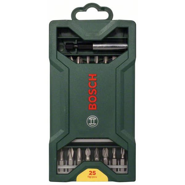 Bosch Accessories Promoline 2607019676 Bit-Set 25 delar Spår, Stjärnspår Phillips, Stjärnspår Pozidriv, Inner-sexkantig
