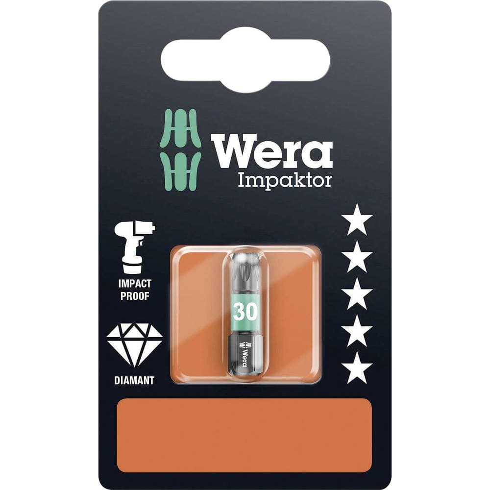 Wera 867/1 IMP DC SB SiS Torx-Bit T 30 Verktygsstål legerad, diamant-belagd D 6.3 1 st