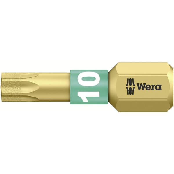 Wera 867/1 BDC TX10X25 05 066100 001 Torx-Bit T 10 Verktygsstål legerad, diamant-belagd D 6.3 1 st