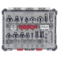 Miniatyrbild 3 av 4: Bosch Accessories 2607017471 Fräs-set, 6-mm-skaft, 15-delars N/A