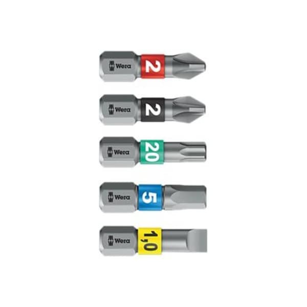 Wera 05051017001 Bit-Set 13 delar 1/4 (6.3 mm) inkl. bithållare