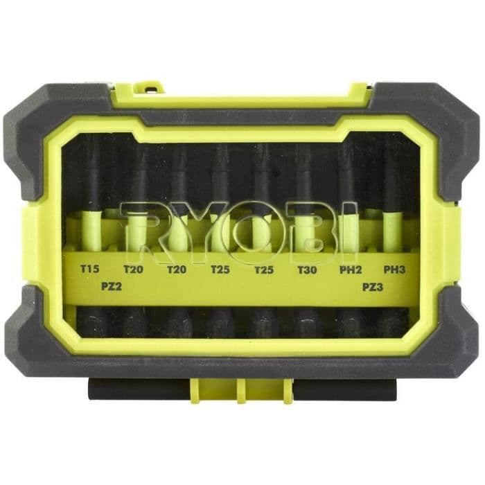 RYOBI stødfast boks 10 skruer tilbehør (50 mm)
