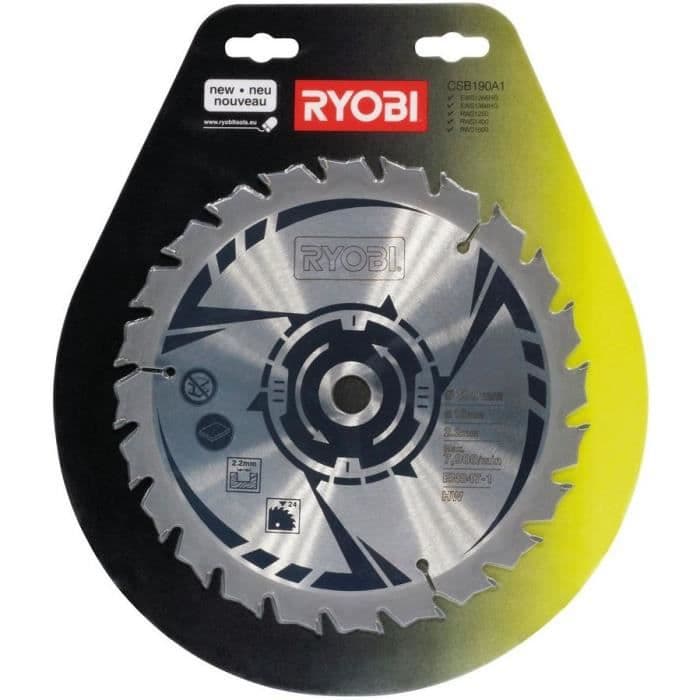 RYOBI 190 mm klinge - 18 tænder til cirkelsav