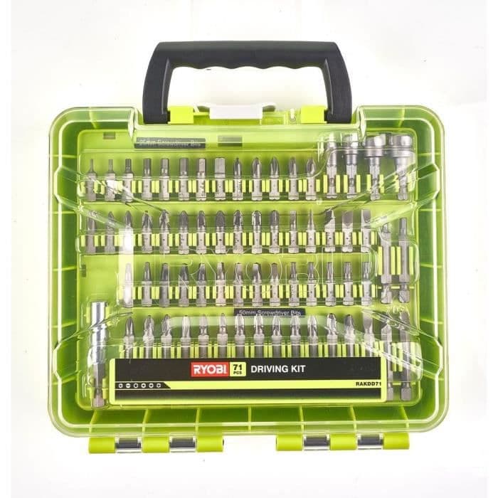RYOBI Mallette 71 blandet skruetilbehør