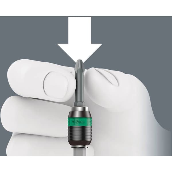 Wera Kompakt Turbo Imperial 1 05057483001 Bit-Set 19 delar 1/4 (6.3 mm) inkl. skruvmejsel-bitshållare, inkl. vridmomen
