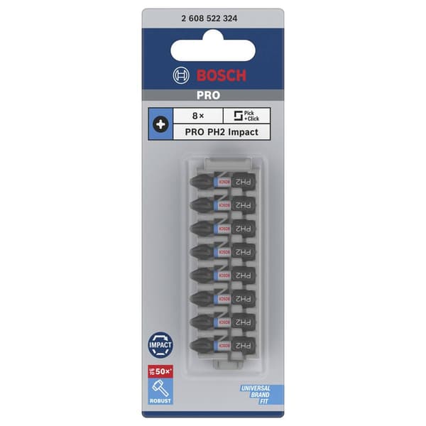 Bosch Accessories 2608522324 2608522324 Stjärn-Bit PH 2 1 set