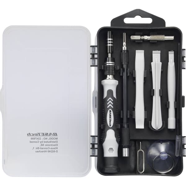 Basetech BT-2247898 Bit-Set 116 delar inkl. skruvmejsel-bitshållare