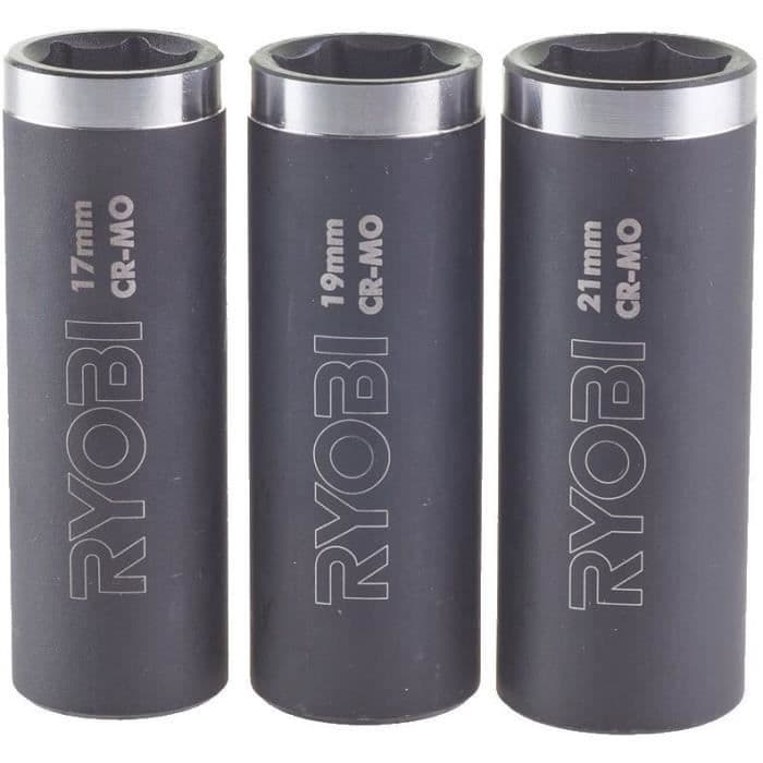 RYOBI RAKPISOC3 - Blister med 3 1/2 '' specialstik til biler