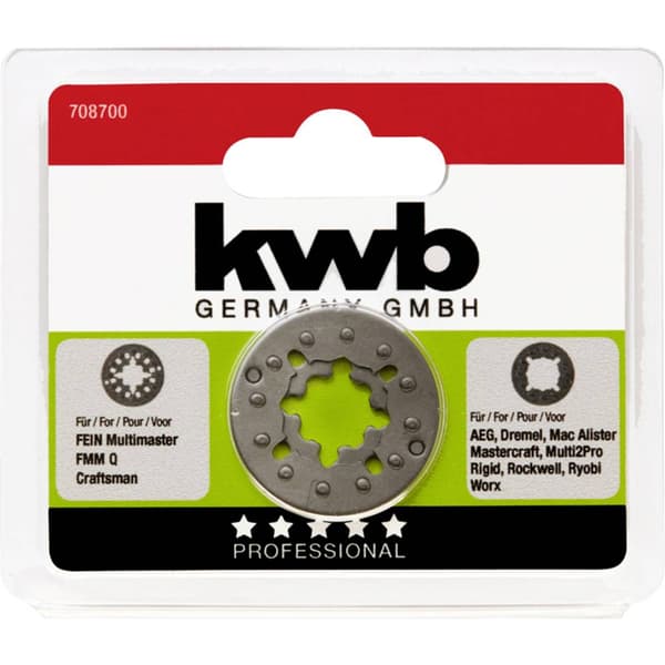 kwb 708700 Adapter, Multiverktyg Value Pack 1 st 1 st