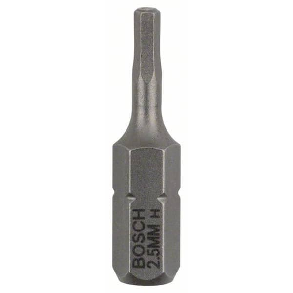 Bosch Accessories Sexkants-Bit 2.5 mm extra hårt C 6.3 3 st