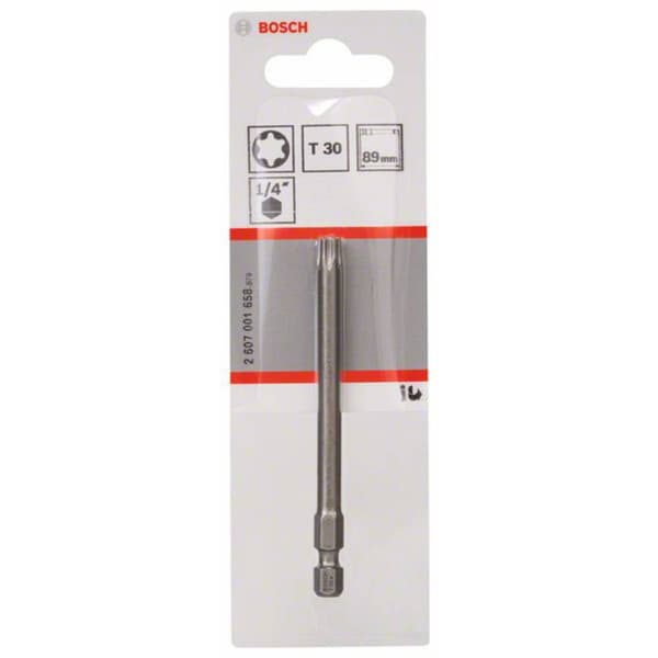 Bosch Accessories 2607001658 Sexkants-bit T 30 extra hårt E 6.3 1 st