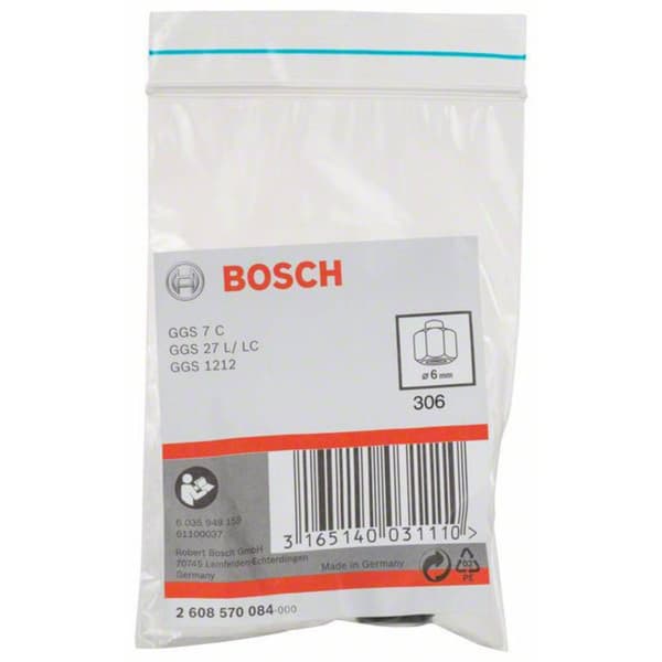 Bosch Accessories 2608570084 Spänntänger, med spännmutter - 6 mm Diameter 6 mm