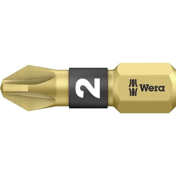Wera 855/1 BDC PZ 2 X 25 05056702001 Stjärn-Bit PZ 2 Verktygsstål diamant-belagd D 6.3 1 st