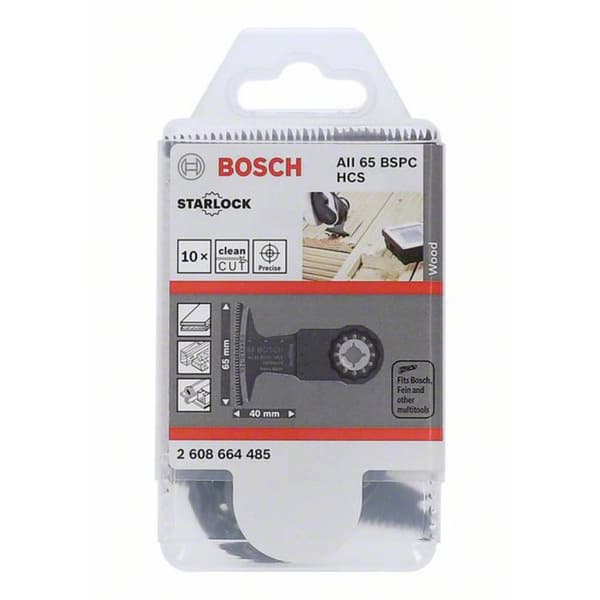 Bosch Accessories 2608664485 2608664485 HCS Insticksågbladsats Value Pack 65 mm 10 st