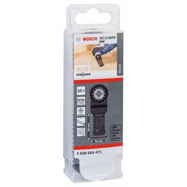 Bosch Accessories 2608664471 2608664471 Bimetall Insticksågbladsats Value Pack 32 mm 10 st