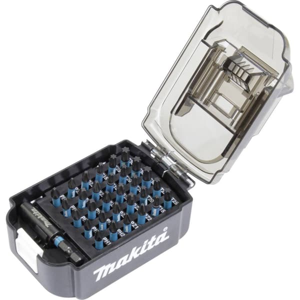 Makita Impact Black E-03084 Bit-Set Stjärnspår Pozidriv, Stjärnspår Phillips, Inner-sextandhålsgrepp (TX) inkl. bithåll