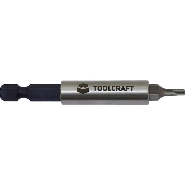 TOOLCRAFT TO-6918741 Bitshållare 6,3 mm (1/4) med magnet 60 mm 1/4