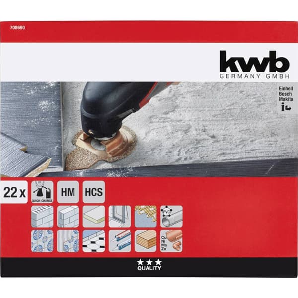 kwb 708690 Plattsättning Value Pack 22 delar 1 set
