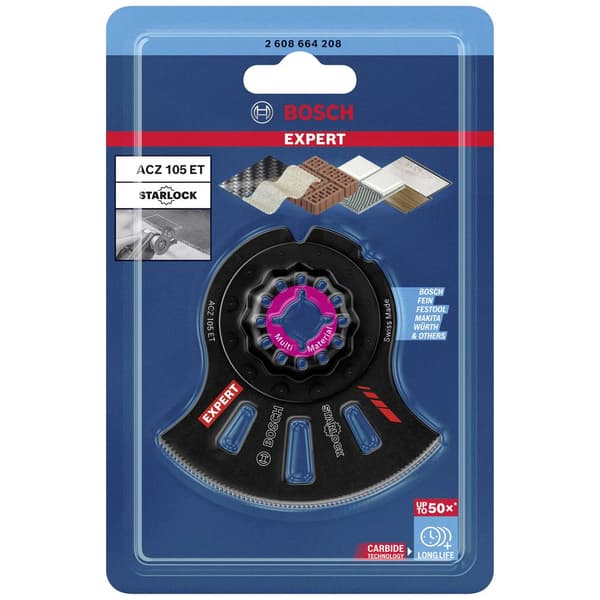 Bosch Accessories 2608664208 EXPERT MultiMaterial Karbid Segmentsågklinga 1 st 1 st