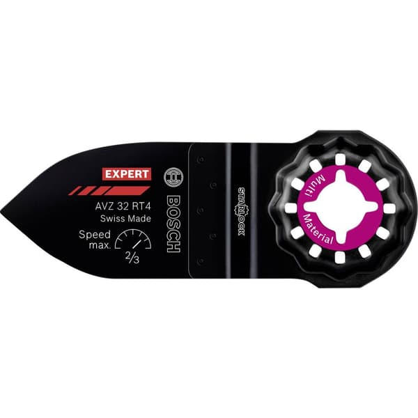 Bosch Accessories 2608900040 EXPERT Sanding Finger Coarse AVZ 32 RT4 Carbide- Riff Slipplatta 1 st 32 mm 1 st