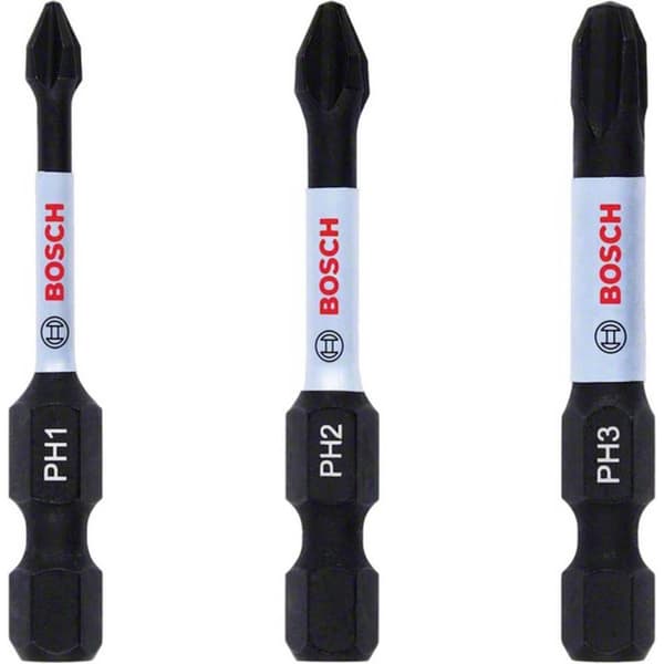 Bosch Accessories 2608522491 Stjärn-Bit 3 delar Stjärnspår Phillips
