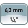 Miniatyrbild 2 av 2: Wiha 01895 Bitshållare, magnetisk. 58 mm 1/4
