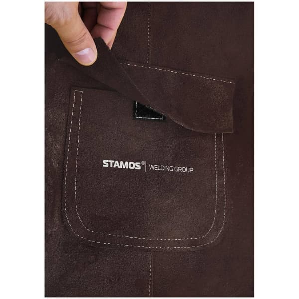 Stamos Welding Group Svetsförkläde - Kohud - Storlek L - Brunt