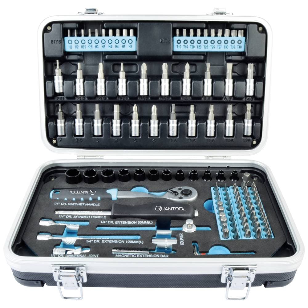 Brüder Mannesmann QUANTOOL Q25003 Bit-Set 116 delar 1/4 (6.3 mm)